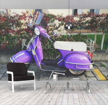 Picture of Purple scooter